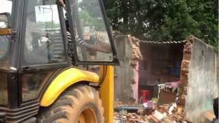 JSGLIVE.IN - Eviction of Illegal Encroachment Drive at 10th Oct. 2012 part -1