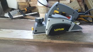 Lotus Electric Planer 580 Watts LTPL5800 Unboxing And Quick Testing