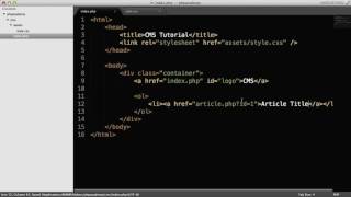 PHP Tutorials Create a CMS Part 1 7