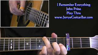 John Prine I Remember Everything | Play Thru