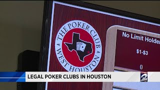 Legal poker clubs in Houston