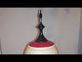 Red Eye - lidded box with finial - Woodturning