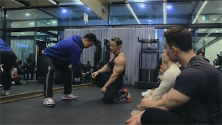 덤벨 이두 운동 컨센트레이션 컬, 높게 솟은 이두 봉우리 형성 보디빌더 김준호 Concentration Curl IFBB Pro KIM JUN HO