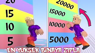 En Yüksek Binaya Zıpla | Roblox +1 Jump Every Second