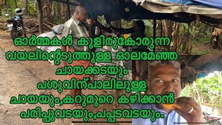 നാട്ടിൻപുറത്തെ ഓലമേഞ്ഞ ചായക്കട.ഒന്ന് പഴകാലത്തിലേക്കു പോയാലോ😊😍👌#teashop #tea #kerala #trivandrum