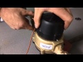 Water Meter Regester Head Install - In office demonstration