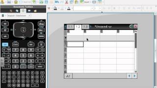 Making a Scatterplot on the Nspire
