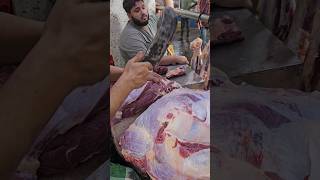 Deshi ox meat process | Nice beef cutting skill |