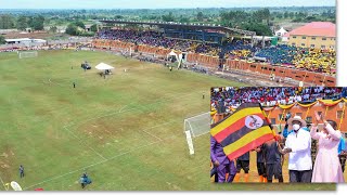 Museveni opens Speaker Anita Among’s mega sports park in Bukedea.