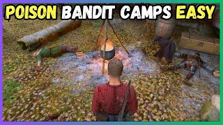 How to poison Bandit Camps in Kingdom Come Deliverance 2