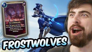 Ashe Black Flame! | Denmother Frostbite | Legends of Runeterra