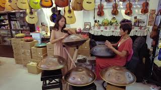 手碟 Handpan / 飛碟鼓 Flying disc drums l 雙人即興練習 Improvisation for two people．Triumph Musical Instrument