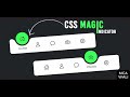 Magic Navigation Menu Indicator using Html CSS & Javascript | Curve Outside