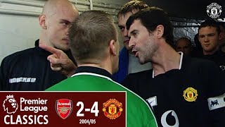 PL Classics | Arsenal 2-4 Manchester United (2005) | Giggs, Ronaldo & O'Shea Silence Highbury