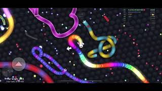 スリザリオ高速ランクイン　スリザリオ/slither.io (※無音、次の動画音量注意)