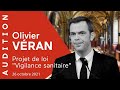 Audition d'Olivier Véran au Sénat, le 26 octobre 2021