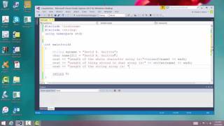 String and Character Array Lengths