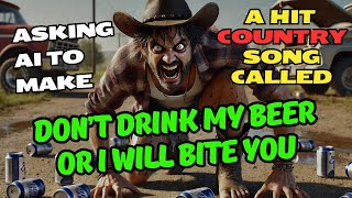 Asking Ai To Make A Hit Country Song Called “Don’t Drink My Beer Or I Will Bite You”! - Full Song