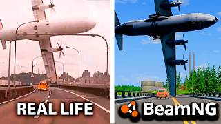 BeamNG Drive Airplane Crash Disasters You Won't Believe