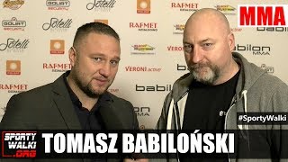 Tomasz Babiloński o podjęciu decyzji wejścia w MMA