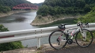 【自転車車載動画】知明湖（一庫ダム）ぐるっと - 民田坂 - 肝川 戸隠神社 ロードバイクで道草 [HD]