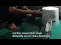 cara membuat topeng marshmello - Indonesia (mask marshmello)