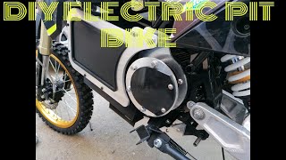 Electric pit bike 72v 12kw qs138 votol em150