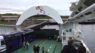 Offloading the Norwegian Ferry: Watch out for the Ramp