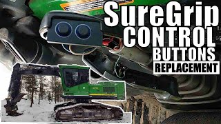 SURE GRIP CONTROL JOYSTICK BUTTONS REPLACEMENT made EASY any EXCAVATOR