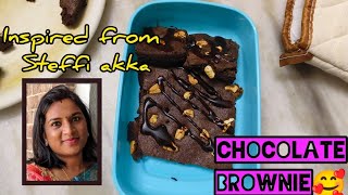 Chocolate Brownie ll Inspired from madras samayal Steffi akka #brownie #cake #recepies