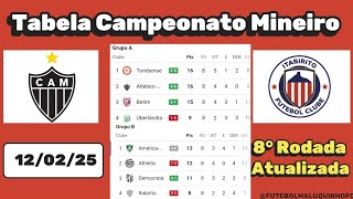 Tabela Mineiro 2025. Classificação do Campeonato Mineiro Série A 12/02/25  | Serie A