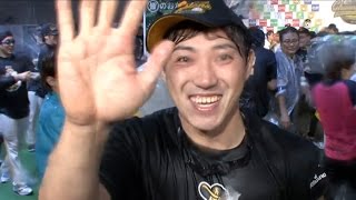 【プロ野球パ】日本一のビールかけ！「ちょっと泣いた」内川聖一の祝勝会インタビュー 2014/10/30 H-T