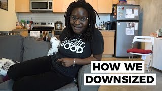 How we downsized || One Bedroom Apartment Tour