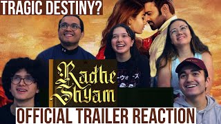 RADHE SHYAM TRAILER REACTION! | Prabhas | Pooja Hegde | MaJeliv Indian Reactions | Tragic Destiny?