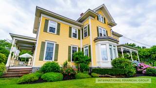 A stunning Victorian home for sale in Greenport, NY. circa 1870