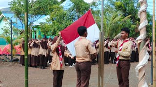 Pembukaan Perkemahan Silaturahmi Kec. Karang Intan & Kec. Aranio - SMPN 7 Karang Intan