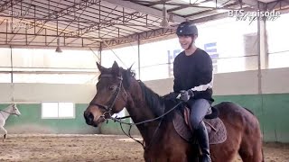 BTS Taehyung's riding lesson [ENG sub]