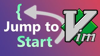 Vim Tip - Goto Surrounding Brackets