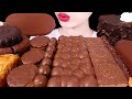 ASMR MUKBANG｜CHOCOLATE PARTY *ICE CREAM MAGNUM MALTESERS CAKE YAKGWA COOKIE 버블초콜릿 몰티져스 아이스크림 케이크 먹방