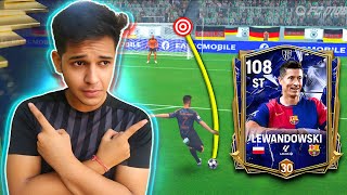 I SCORED AN AMAZING POWER SHOT WITH 108 OVR TOTY LEWANDOWSKI IN FC MOBILE