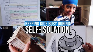 Keeping The Kids Busy During Social Distancing and Self Isolation | Activities For Kids