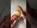 The CORRECT way to eat a croissant #croissant #lifehacks