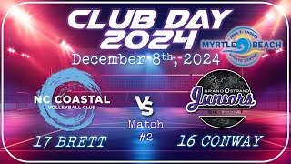 NC Coastal 17 Brett vs Grand Strand Juniors 16 Conway-Club Day 2024