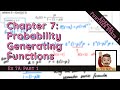 Probability Generating Functions 1 • What are they? • FS1 Ex7A • 📊