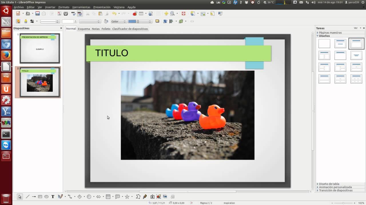 Manual De Usuario Libreoffice Impress Youtube