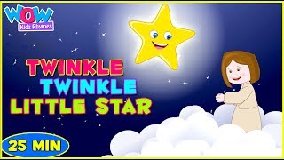 Twinkle Twinkle Little Star | Baby Songs | Nursery Rhymes Compilation in English | Wow Kidz Rhymes