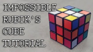 Impossible Rubik's Cube beginner's tutorial