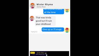 Challenge mister rhyme , Chat master game