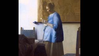 Johannes Vermeer / Woman in Blue Reading a Letter 1663