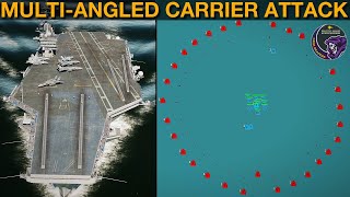 Can A Multiple Directions Attack Beat An AEGIS US Carrier Group? (Naval 11) | DCS